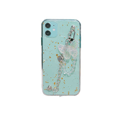 Elegant butterfly chain iPhone case for style