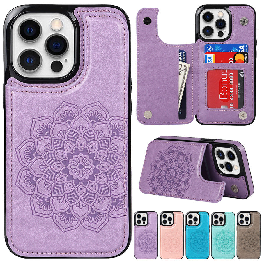 Stylish Magnetic Wallet Case with Stand