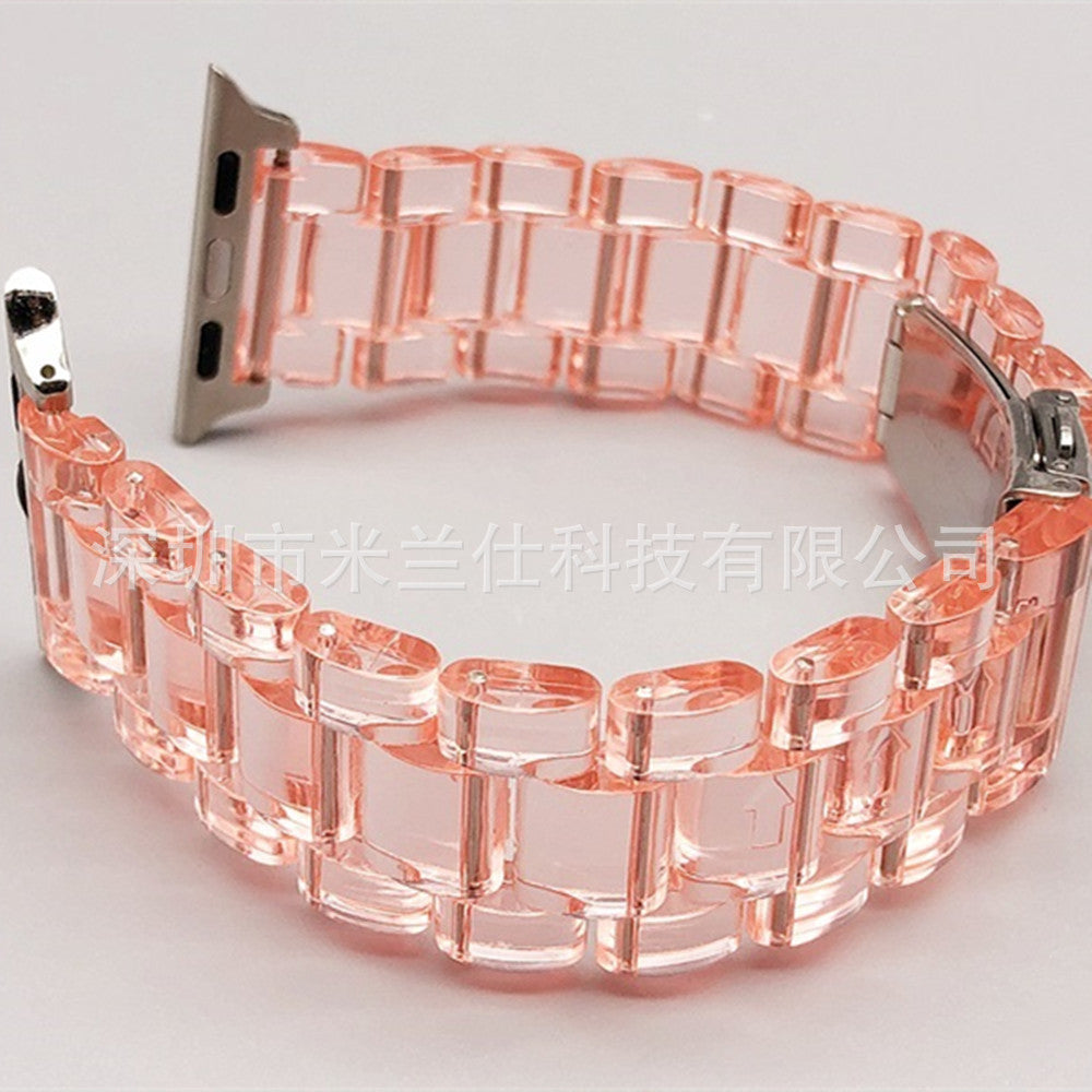 Multicolour transparent watch bands for smartwatches
