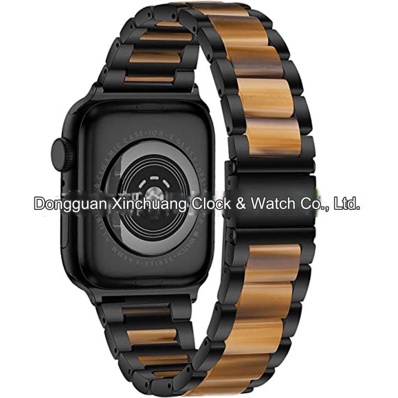 Luxurious lightweight metal resin band for Apple Watch - Rose Gold colour