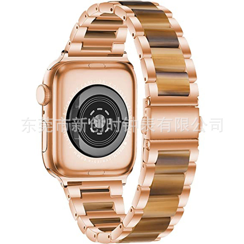 Luxurious lightweight band showcasing fold-over clasp
