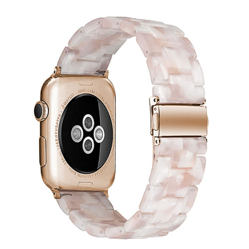 Apple Watch band with butterfly buckle