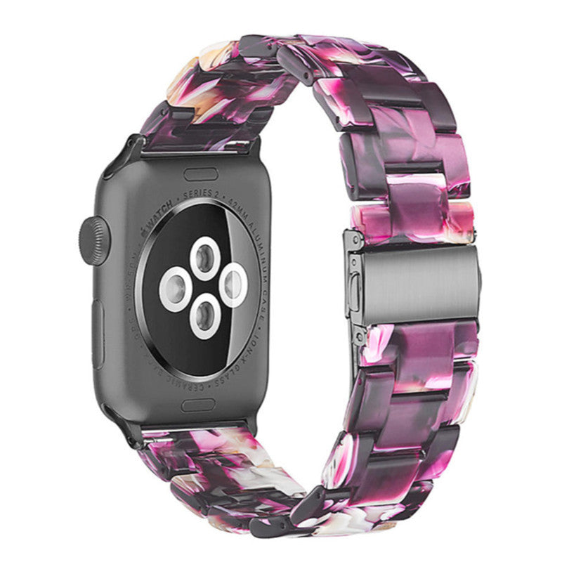Apple Watch band with butterfly buckle
