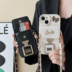 Versatile phone case in khaki for outings