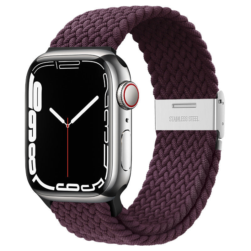 Premium Nylon Woven Strap for Apple Watch in Classic Black