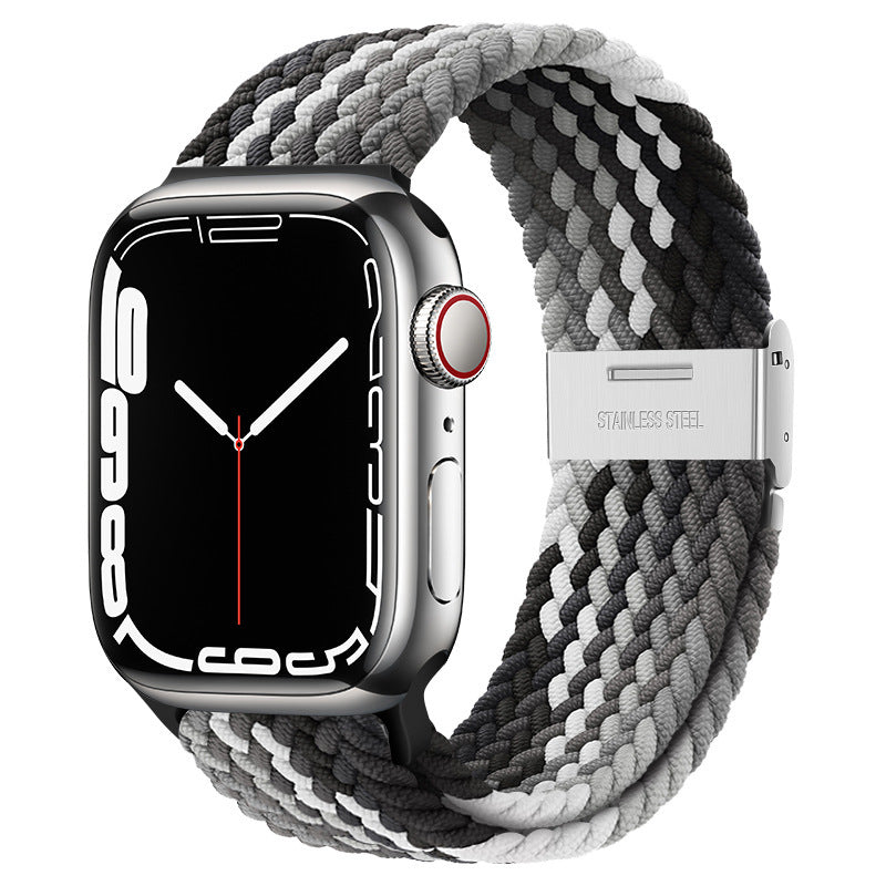 Stylish Sunset Red nylon strap for Apple Watch