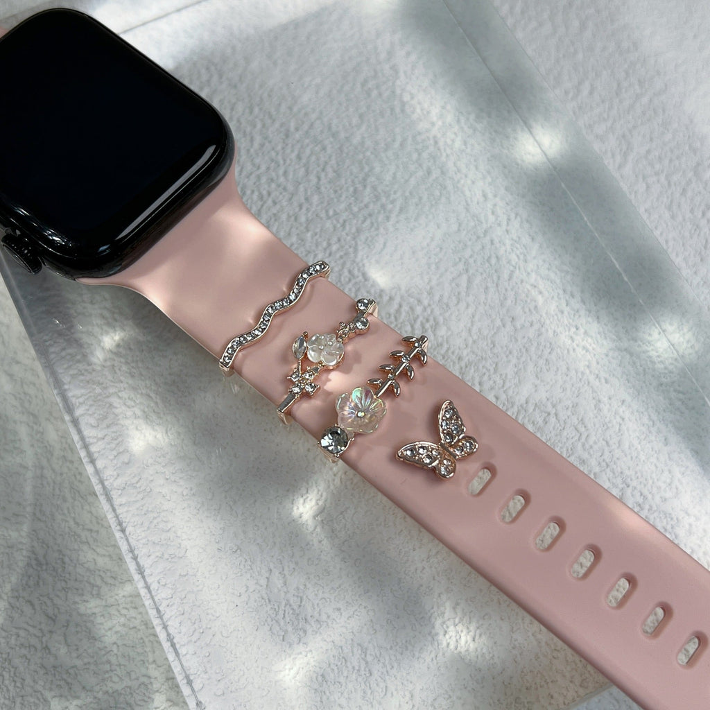 Elegant Apple Watch strap with butterfly