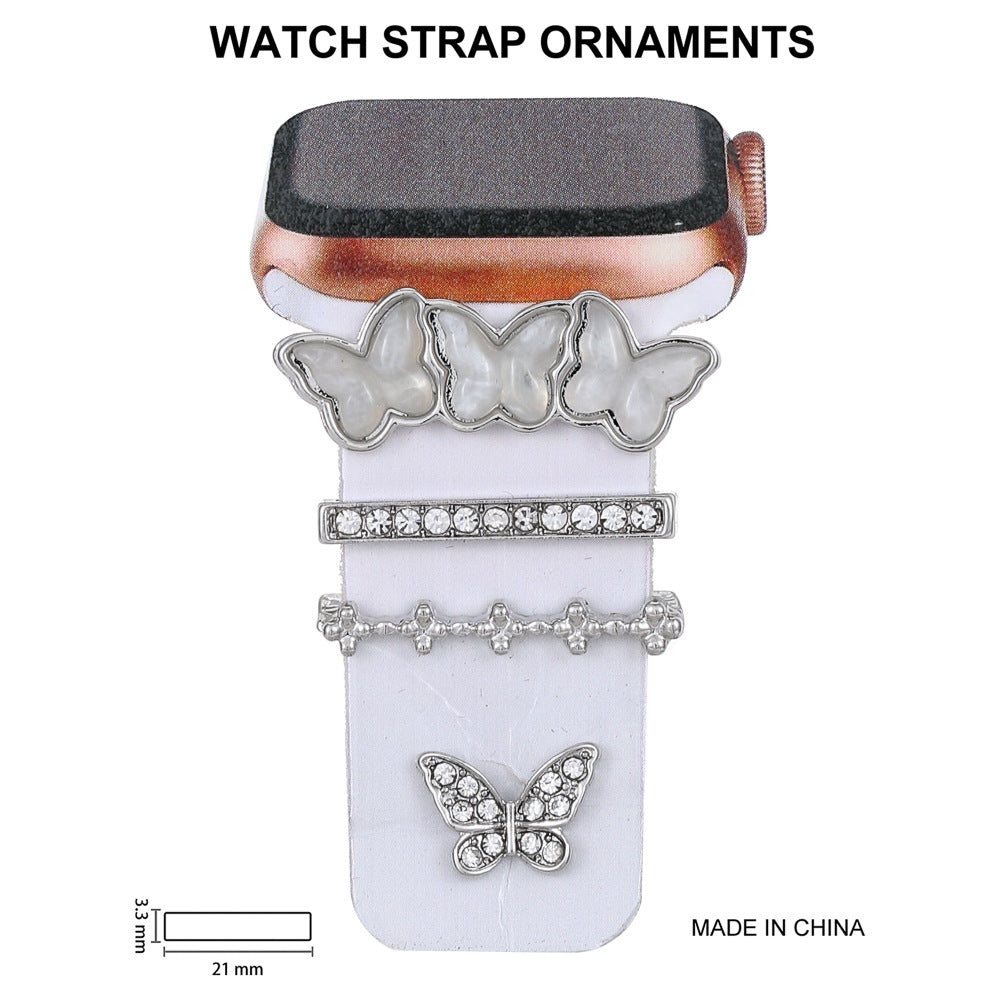 Silver Decorative Ring for Apple Watch
