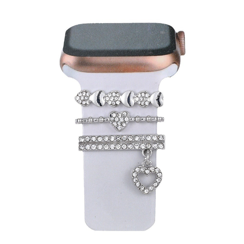 Rhinestone silicone strap for Apple Watch - image 1