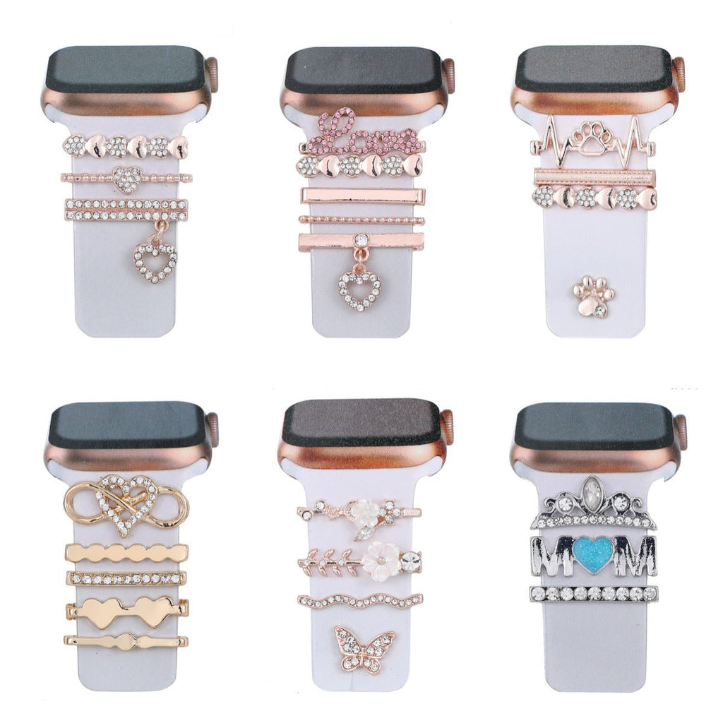 Elegant rhinestone Apple Watch strap design - image 2