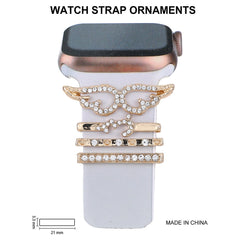 Stylish silicone watch band with rhinestones - image 3
