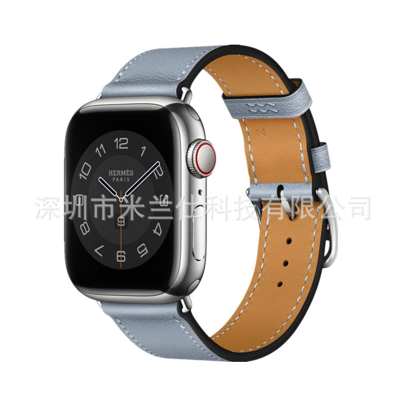 Durable leather watch strap for active lifestyle