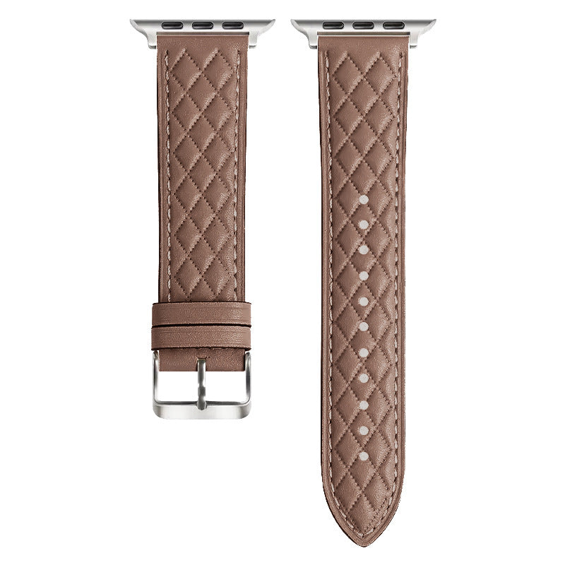 Premium Double-Sided 20mm Apple Watch Band Black Colour