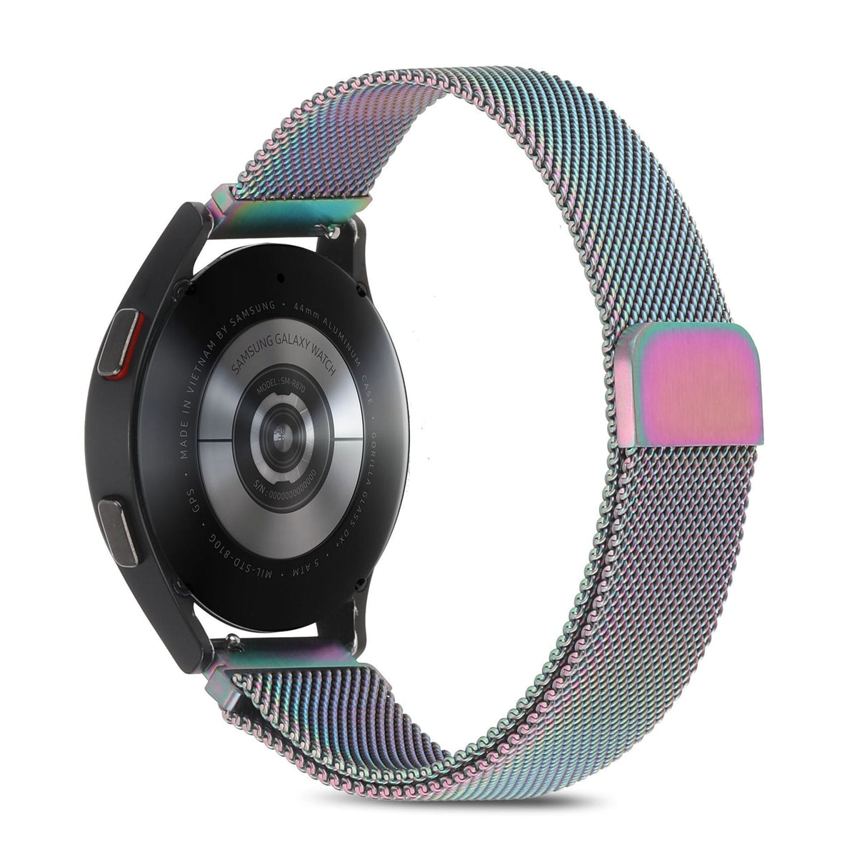 Adjustable magnetic clasp of the Milanese band