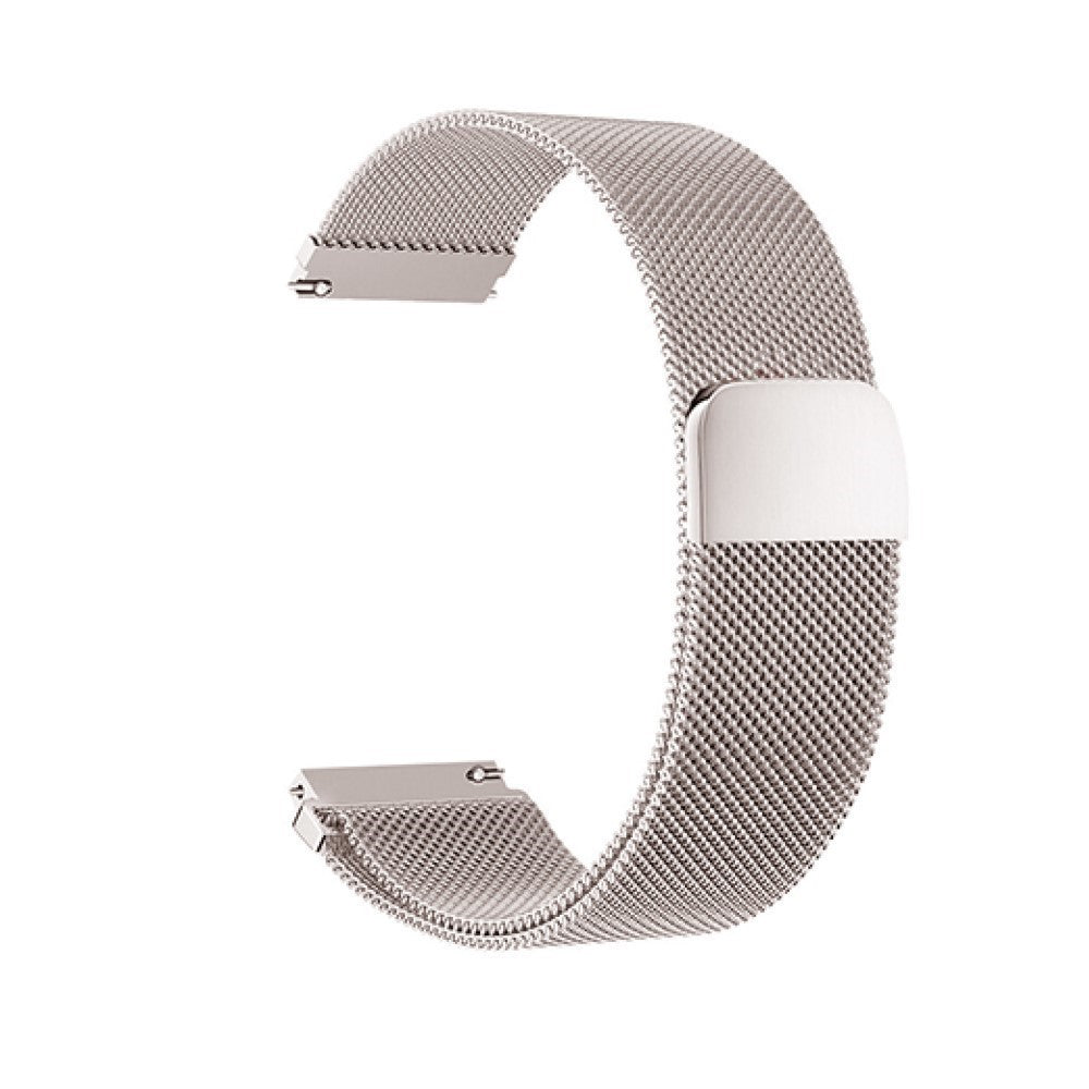 Premium Milanese Loop Band in silver on a smartwatch