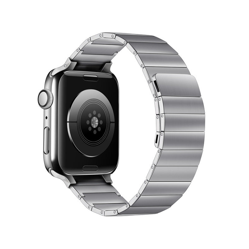 Premium Magnetic Metal Apple Watch Band in Silver Colour