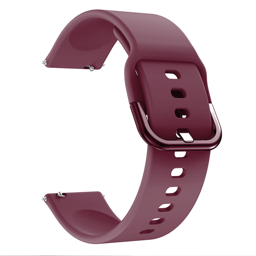 Premium Silicone Sport Band for Samsung Galaxy Watch in burgundy