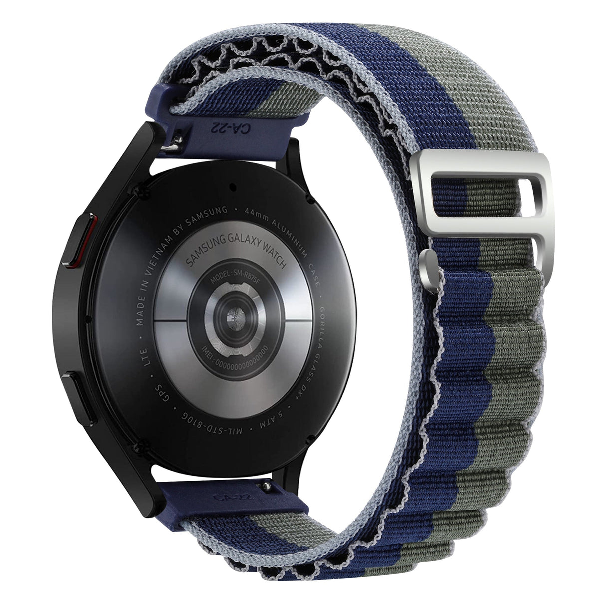 Premium nylon sport band for Samsung Galaxy Watch in starlight