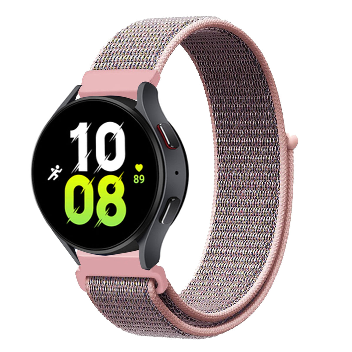 Nylon sport watch band in bright yellow