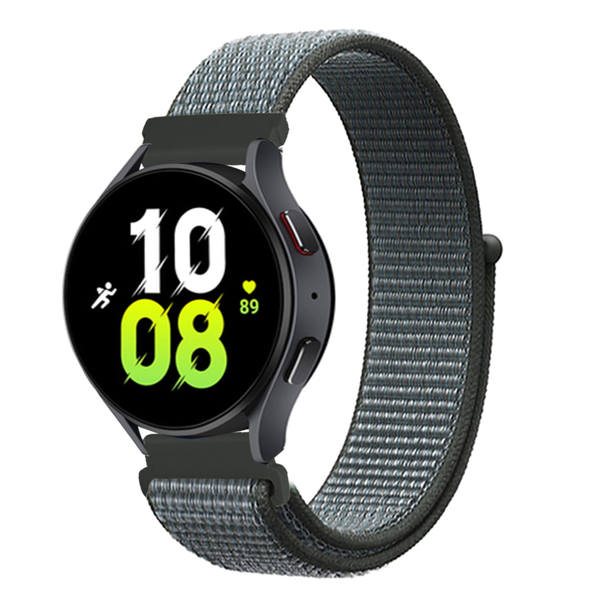 Nylon sport watch band in midnight blue