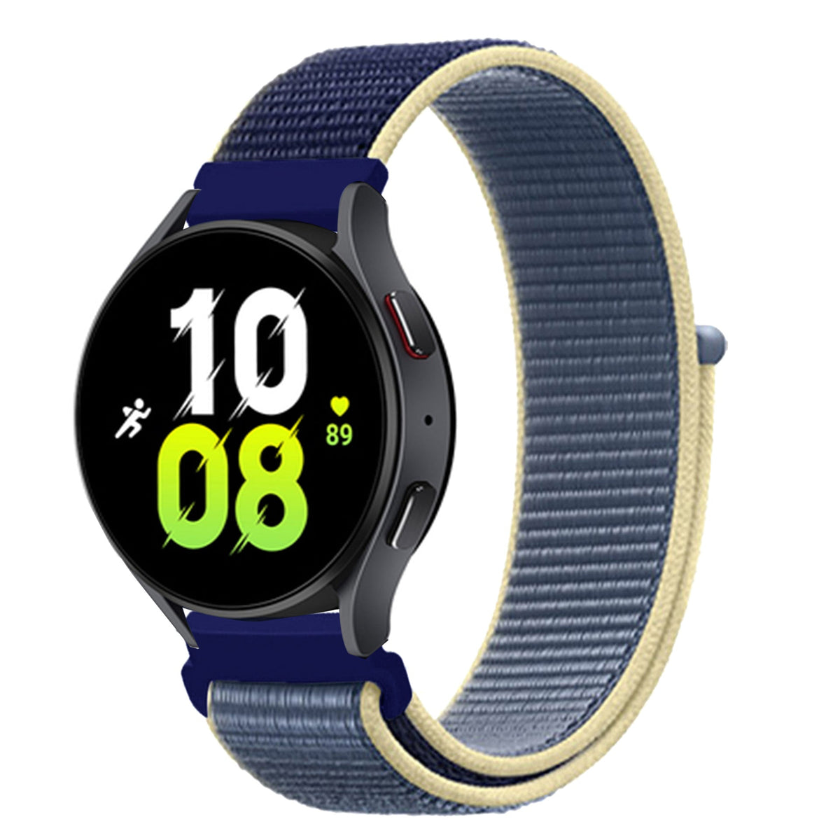 Nylon sport watch band in bright pink