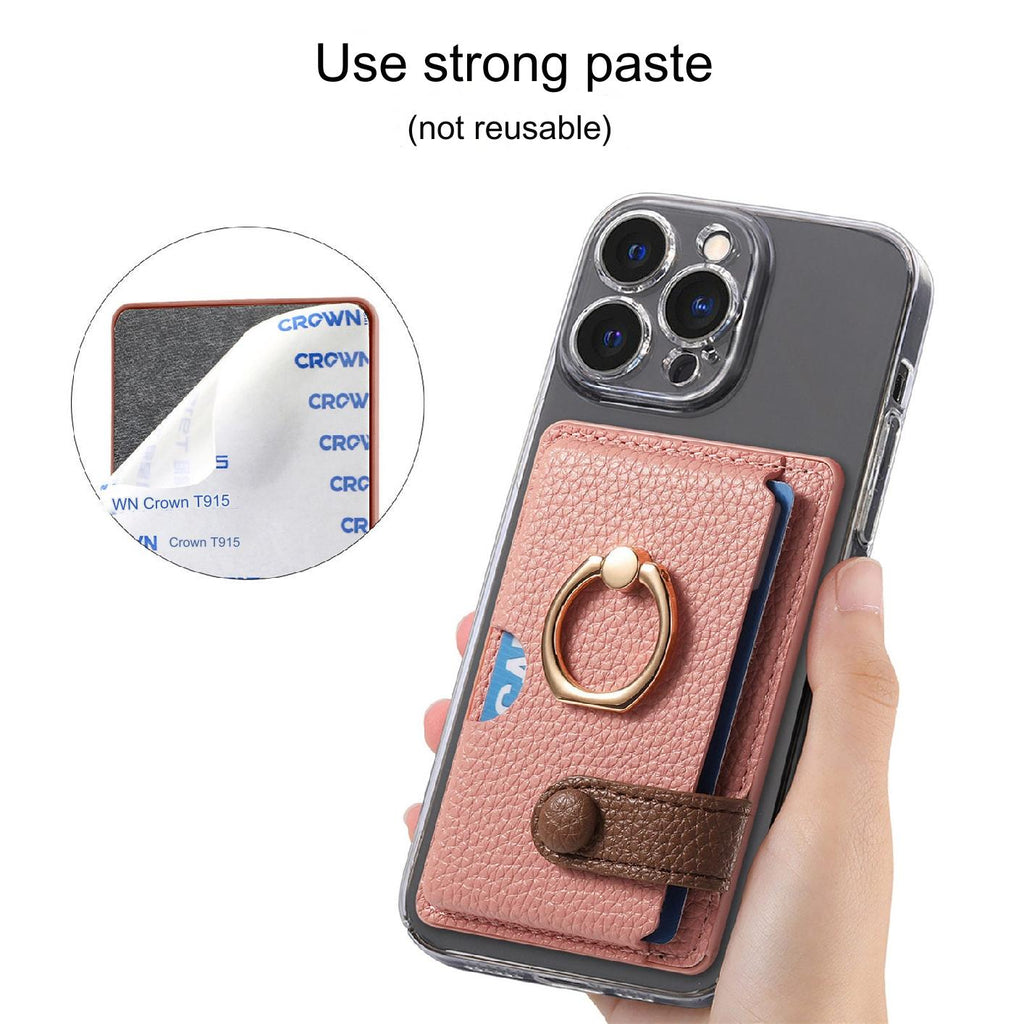Image of card holder showing khaki grey colour option