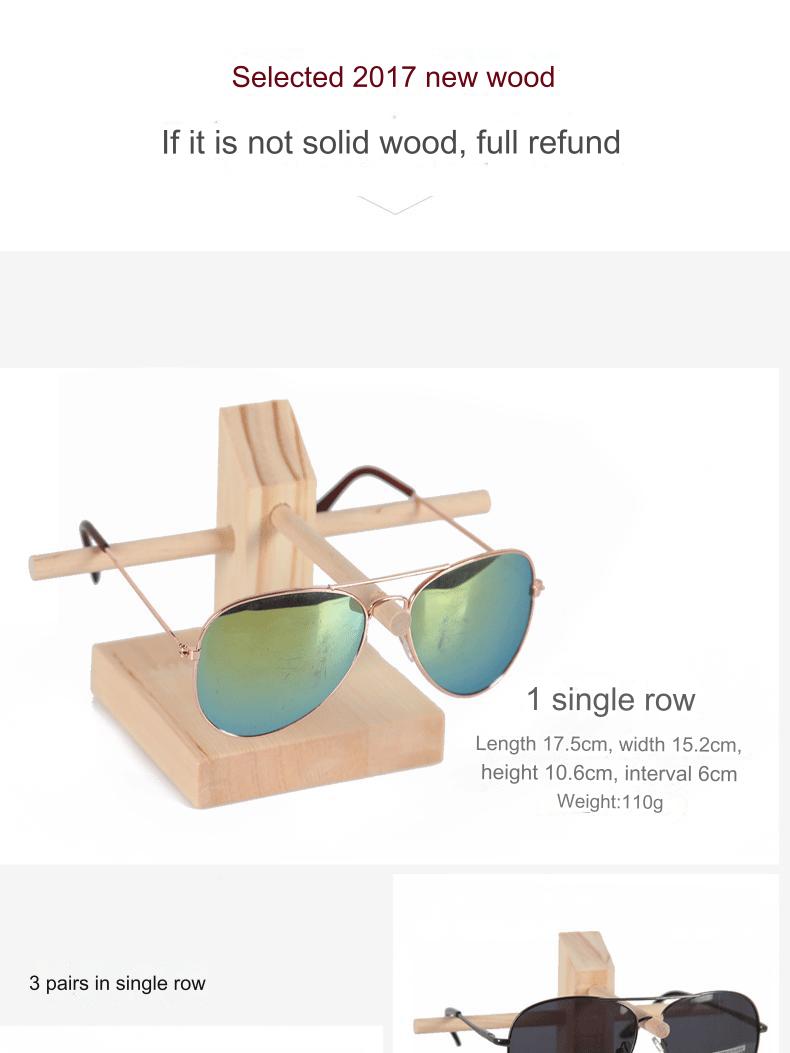Close-up of the durable natural pine display