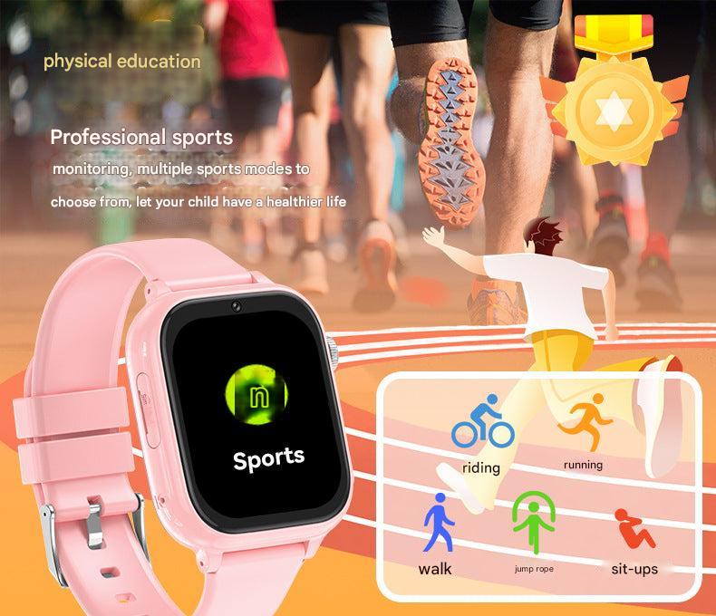 Kids' 4G Smart Watch GPS tracking display