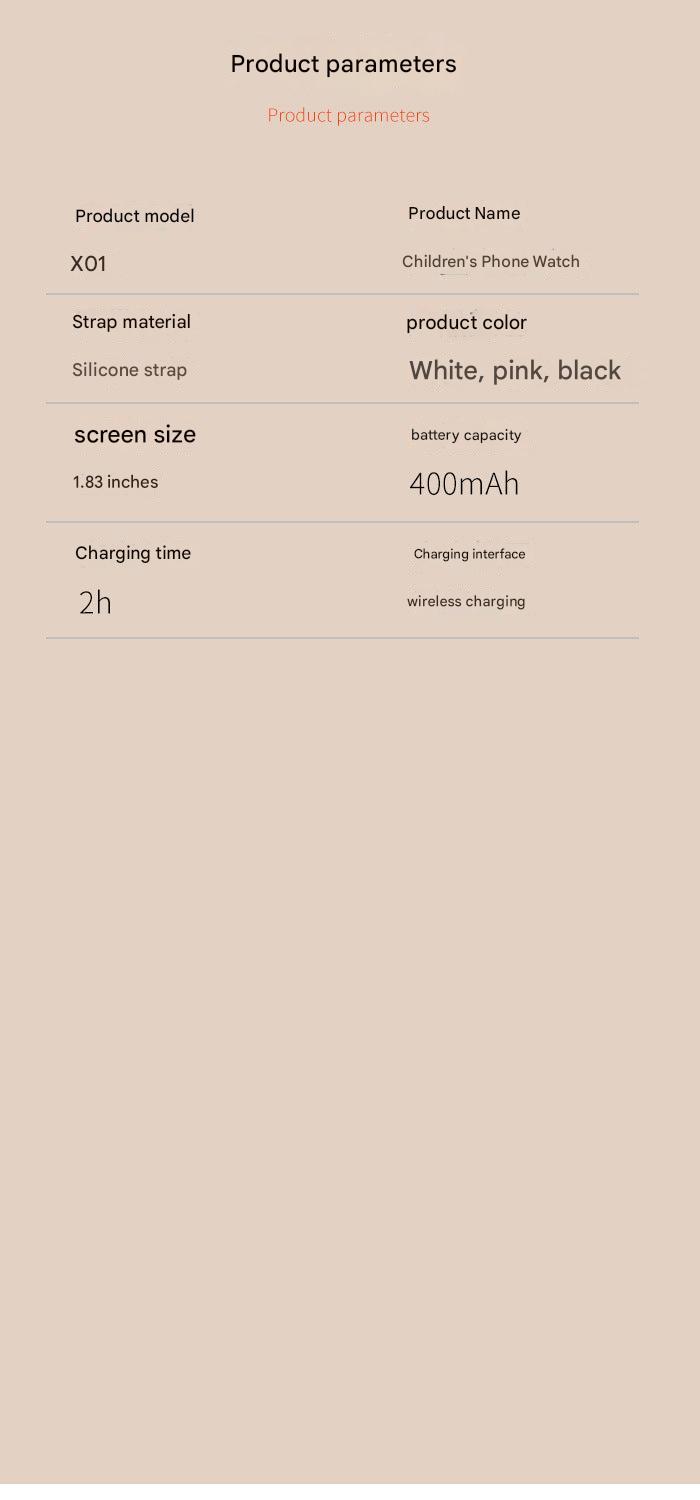 kids smartwatch showing voice calling feature