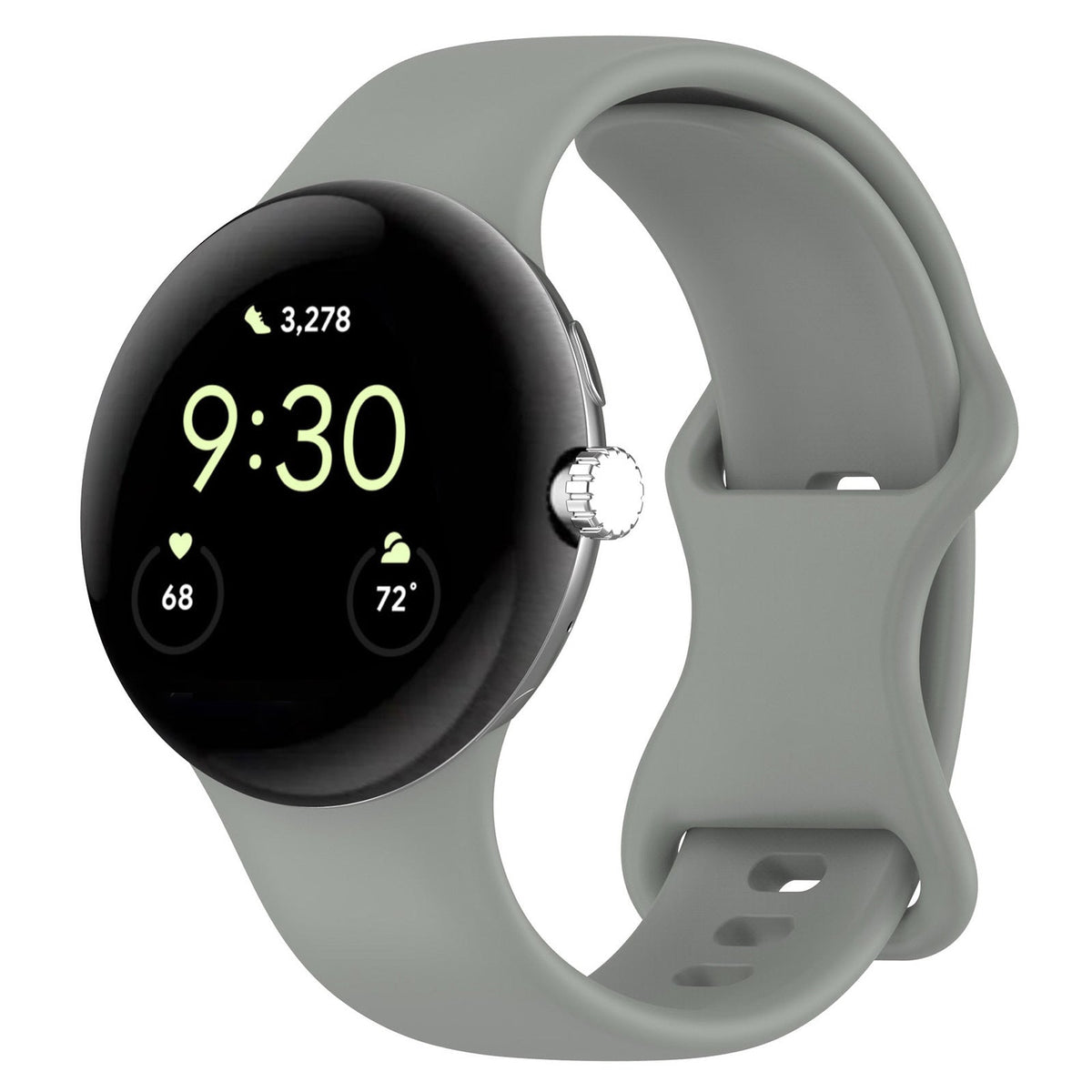 Universal Silicone Watch Strap for Pixel Watch3 - Image 4