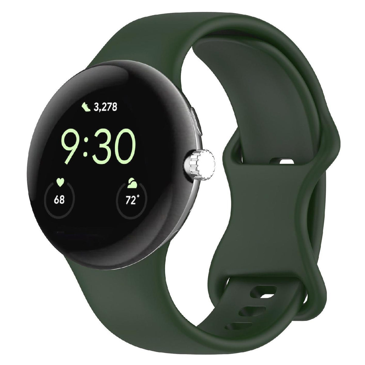 Universal Silicone Watch Strap for Pixel Watch3 - Image 6