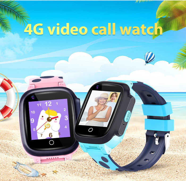 Kids activity tracker watch displaying steps