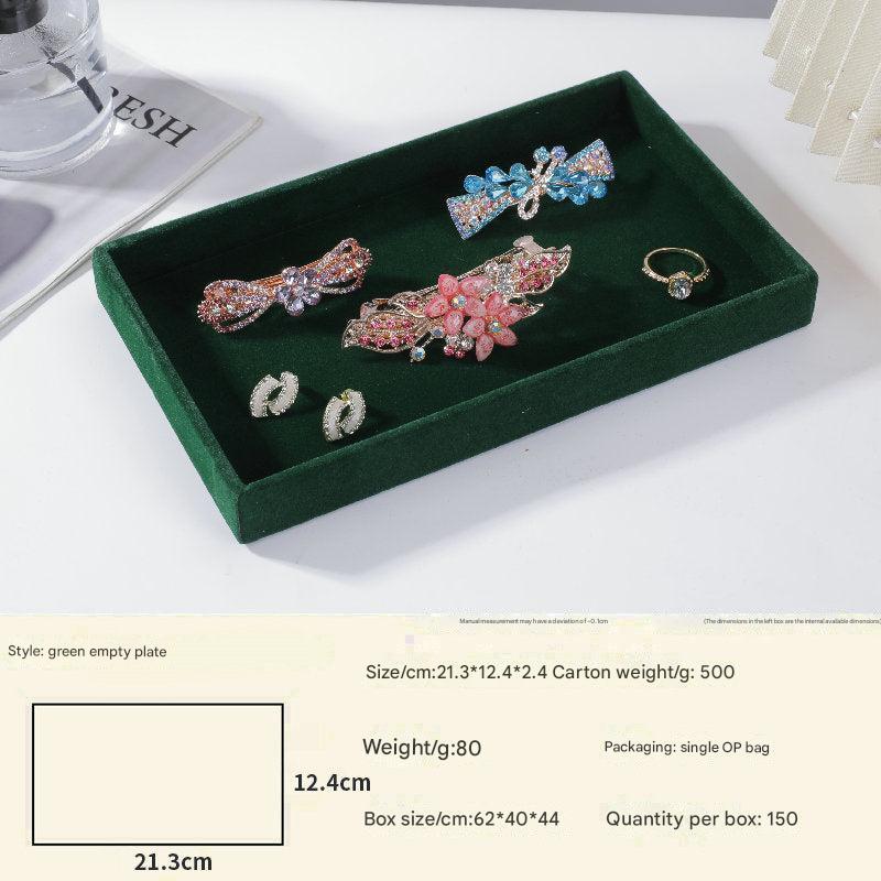 Minimalist design jewelry tray with compartments