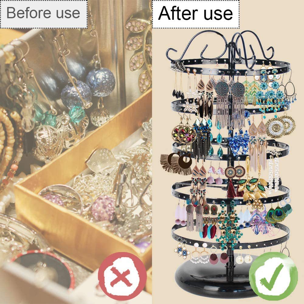 Minimalist Nordic style jewellery organiser in a boutique