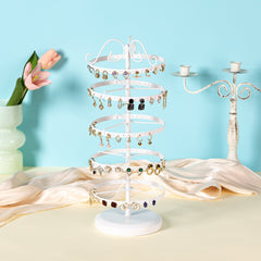 Comprehensive view of 5-tier earring display stand