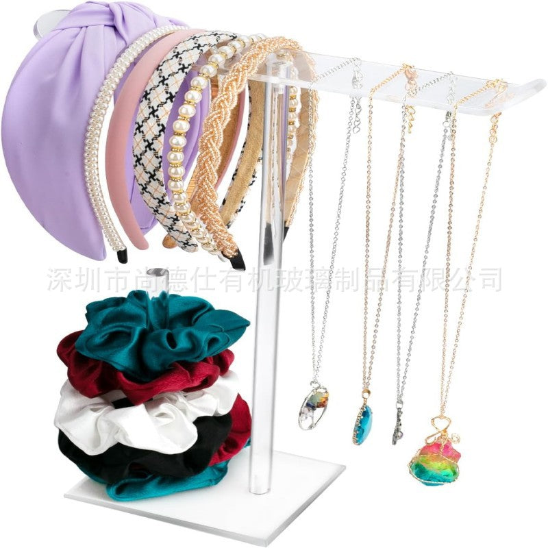Profile view of versatile jewellery organizer