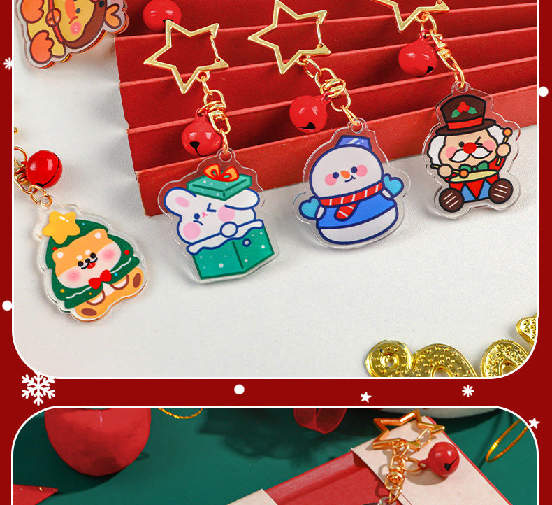 adorable reindeer keychain image