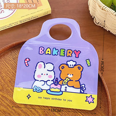 Compact snack bags with cartoon motifs
