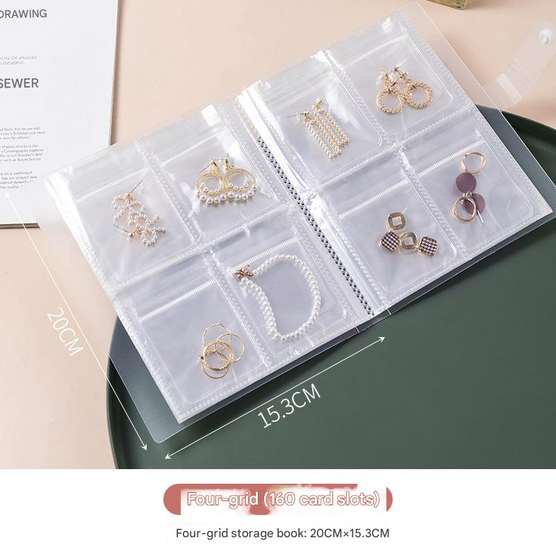 Portable jewellery case in use for travel