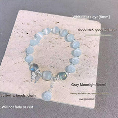 Butterfly pattern bracelet displayed on a neutral background