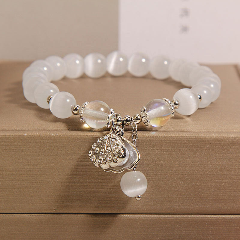 Elegant women's beaded bracelet styled for occasions