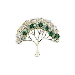 Brooch displayed on elegant background