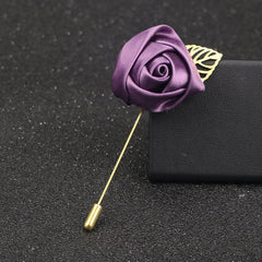 elegant brooch in chic setup