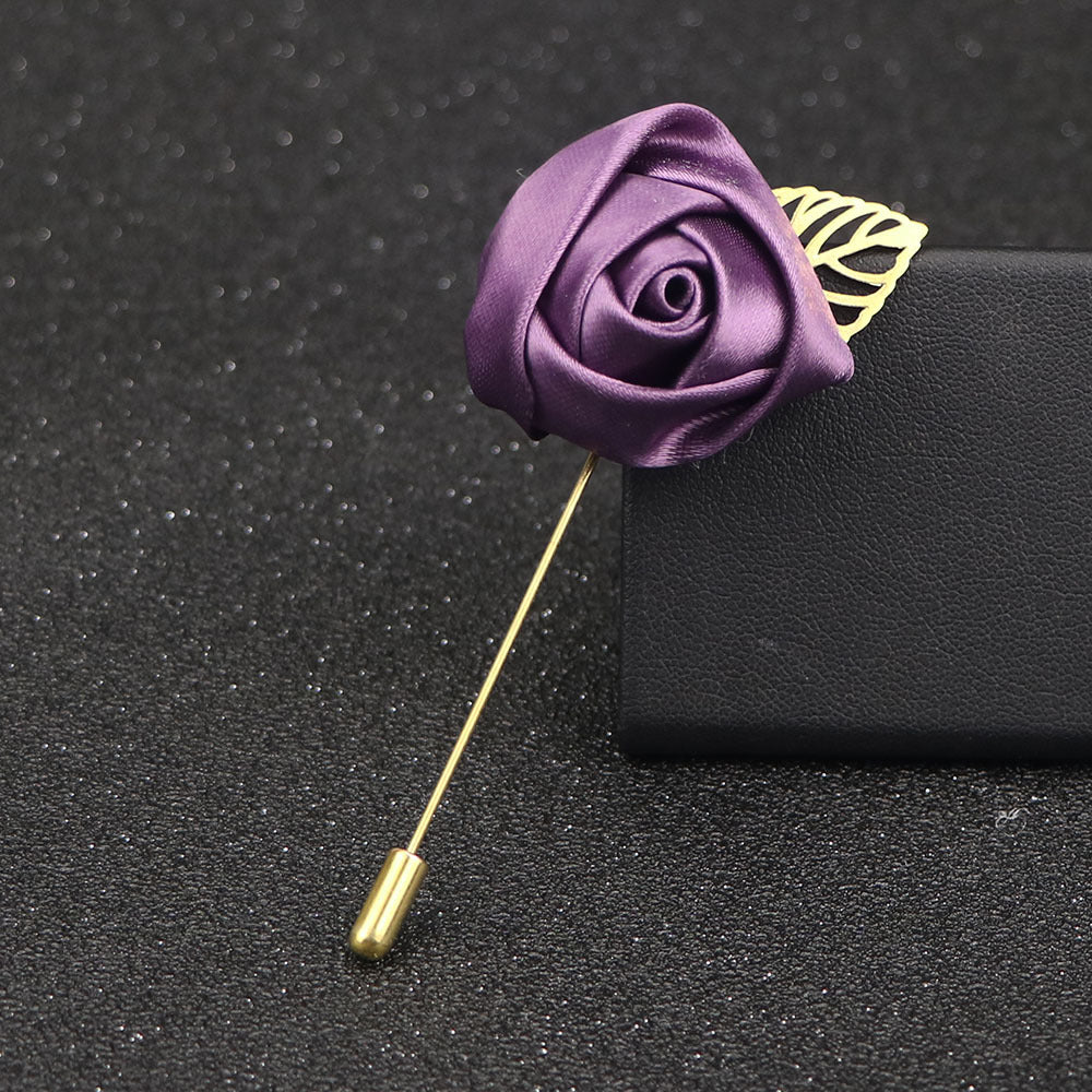 elegant brooch in chic setup