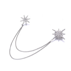 Fashionable acceleration pin with chain
