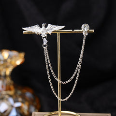 Showcasing intricate rhinestone detail layout
