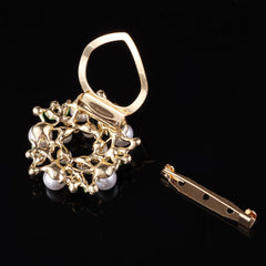 Elegant wedding accessory in a decorative setting