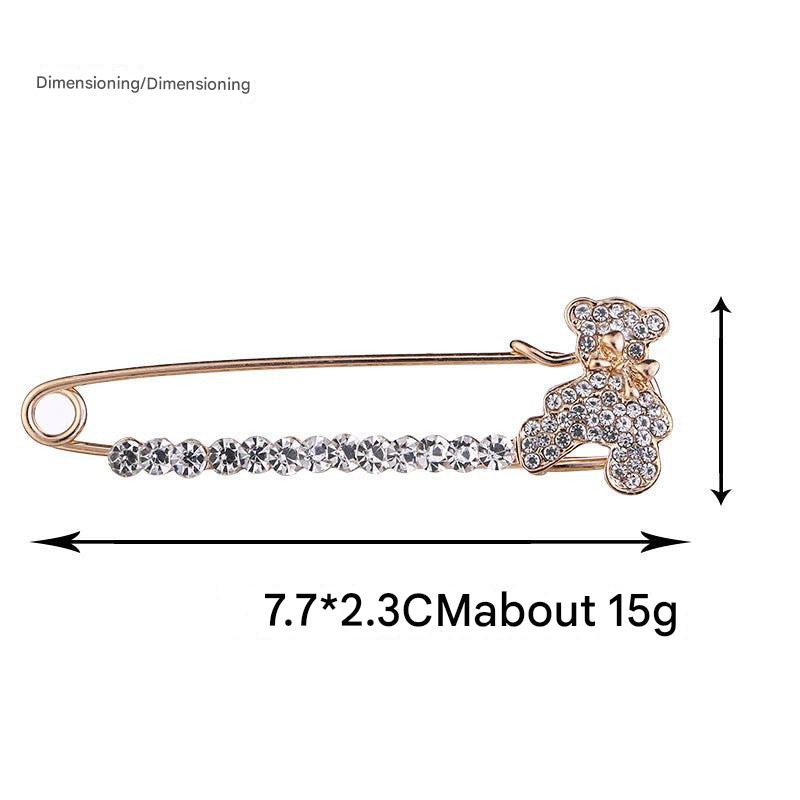 Model Wearing Elegant Brooch for Style - Image 5