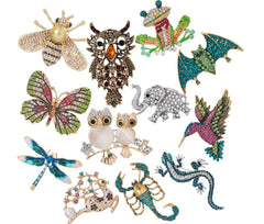 Stylish butterfly brooch design