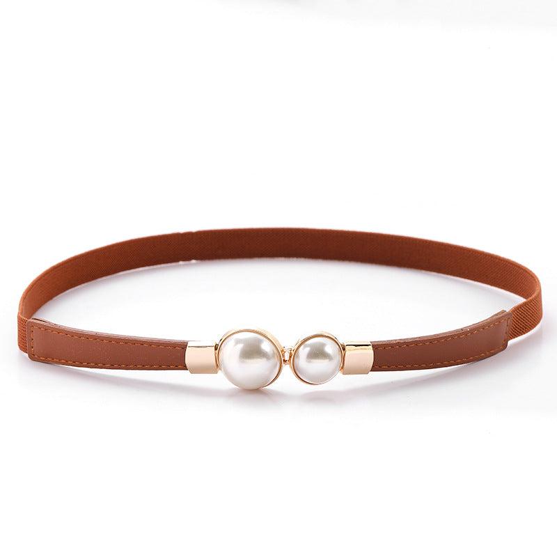 Comfortable elastic fit of women's waist belt